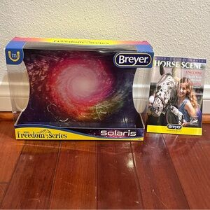 Breyer Solaris Unicorn Freedom Series Model Horse Box & Booklet ONLY Scale 1:12